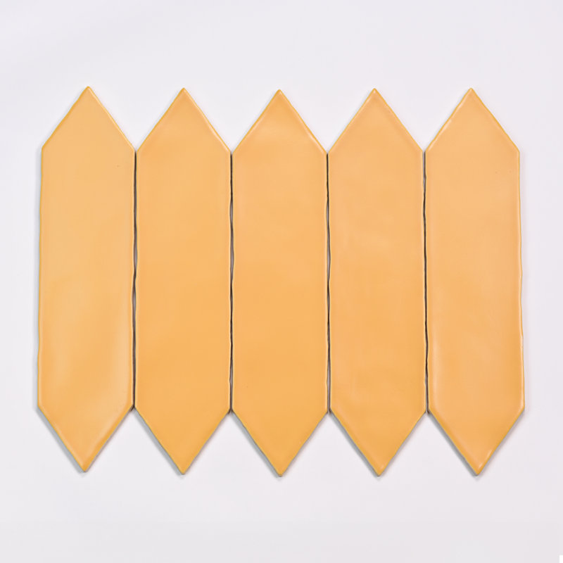 Reine 3" x 12" Ceramic Tile, Golden