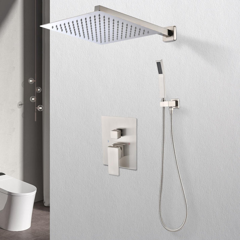 All-In-One Kit with Rough in-Valve, Brushed Nickel