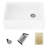 30 in. x 21 in. Granite Composite, White Single Bowl Farmhouse/Apron-Front Kitchen Sink with Build-in Accessories-81172336