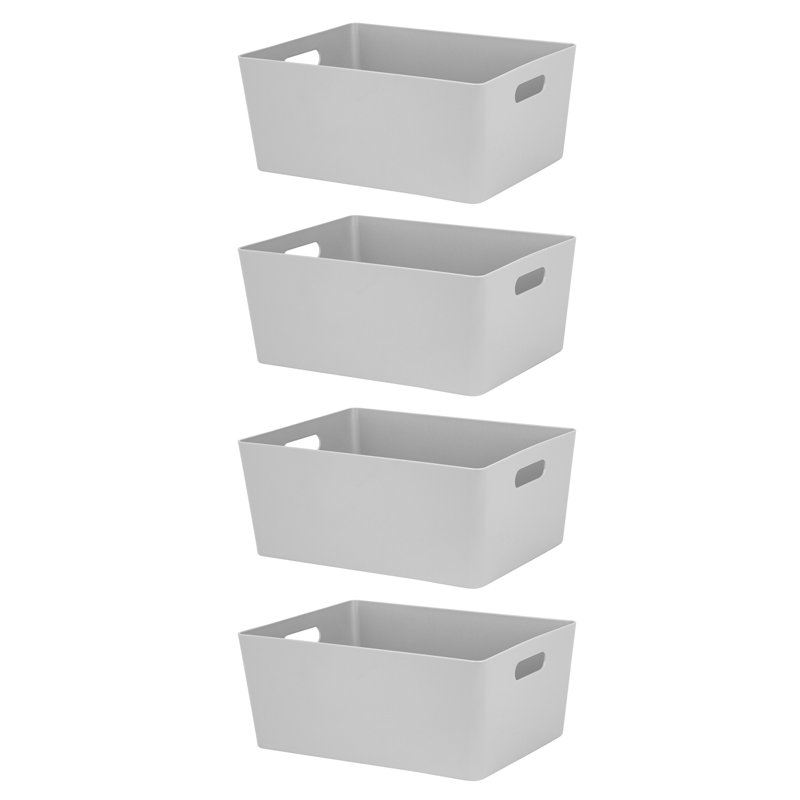Wham Studio Basket Rectangular, Cool Grey
