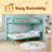 Metal Bunk Bed Twin Over Twin, Heavy Duty Bunk Beds With 2 Ladders And Full-Length Guardrai-1196089888