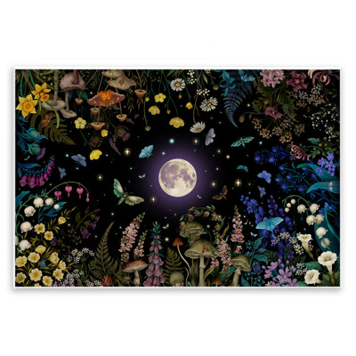 «Night Garden with Moth», plaque murale par Episodic Dessins