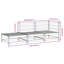 Maia 210cm Wide Wood Patio Sofa