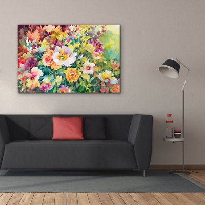 Art mural sur toile «Waves Of Color» par Annelein Beukenkamp