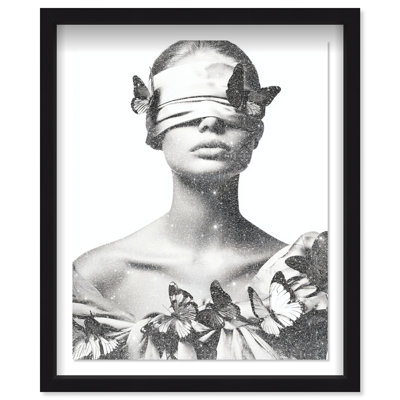Silent Visionary II Shadowbox Animals & Insects Print by Oliver Gal, Black Frame, 16 x 20