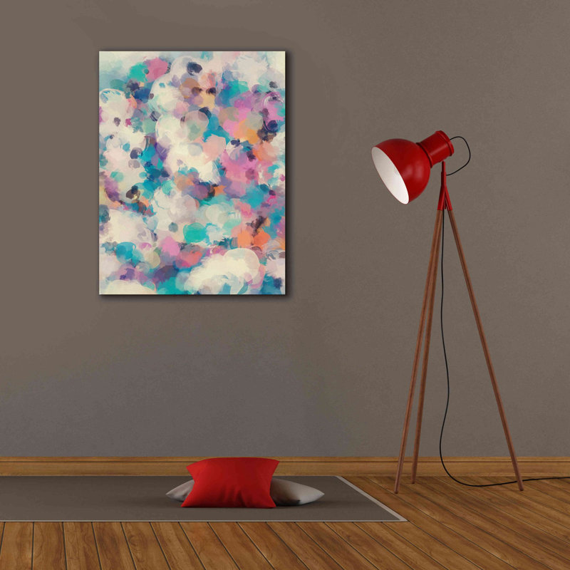 'Abstract Colorful Flows 5' by Irena Orlov Giclee Canvas Wall Art, 34" H x 26" W x 1.5" D