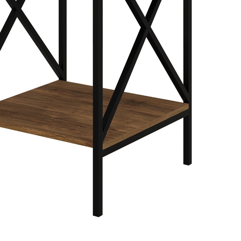 Chanute 3-Piece Coffee Table Set, Brown
