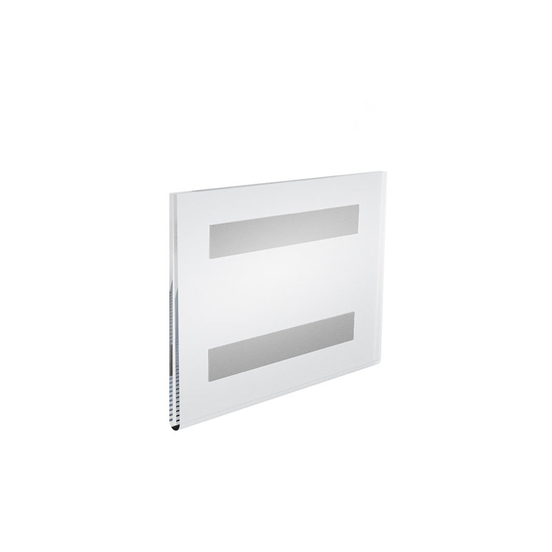 Porte-affiche arrière transparent en acrylique transparent l 7 po x H 5 po - horizontal / paysage, paquet de 10