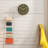 Karls Wall clock Plastic Silent Suitable for decoration 12in Olive Green-120089813