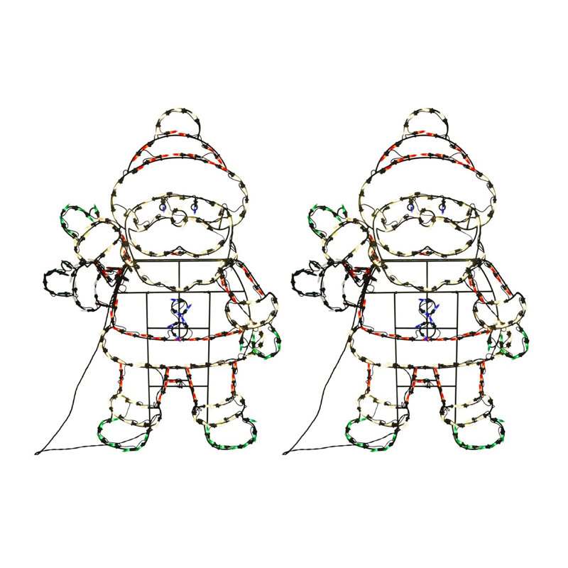 Santa Claus Lighted Sign