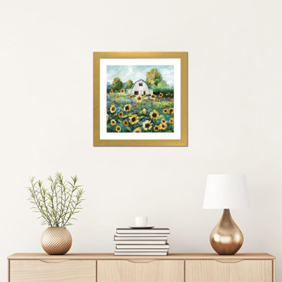 Tournesol grange par Nan - impression
