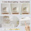 Meuble-lavabo flottant avec lavabo et armoire à pharmacie avec lumière DEL-558002767