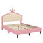 Lit Princess Princess avec tête de lit capitonnée-1228453496