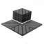 44pcs Interlocking Decking Tiles Outdoor Flooring, Durable PP Deck Tiles with Drainage Design, Slip-Resistant DIY Patio Tiles for Balcony, Deck, Garden, and Outdoor Spaces