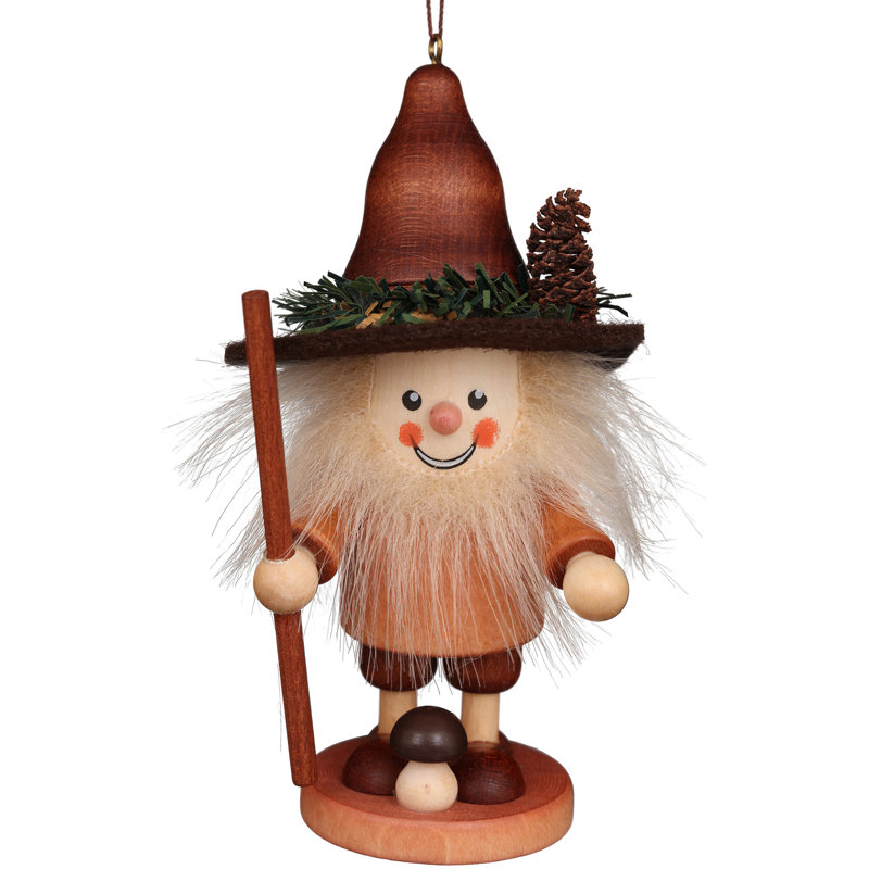 4.5'' Wood Hanging Figurine Ornament