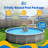 Trinity Round 52-in Deep Steel Wall Pool Package with 7-in Top Rail-87679829