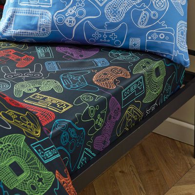 Power Up Gamer So Soft Fitted Sheet