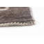 Tapis unique en laine noué à la main gris foncé / ivoire de 9 pi 10 po x 13 pi 4 po de style transition des années 1980 Cartina