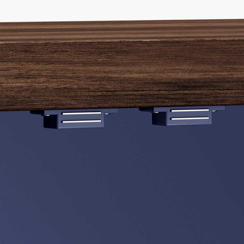 Armoire de rangement pour chaussures 30 paires avec tablettes réglables, Bleu
