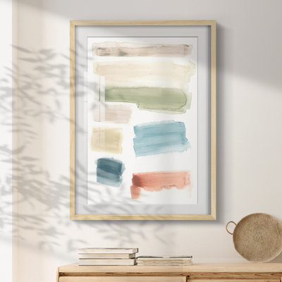 Watercolor Swatches I -Framed Print