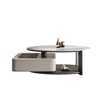 Table basse moderne en pierre micro-cristalline