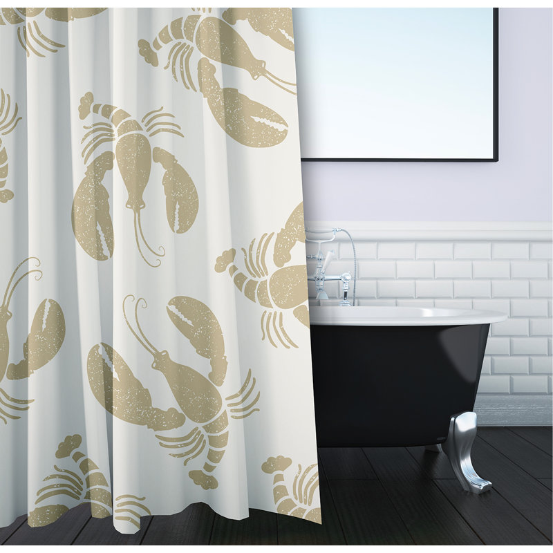Rideau de douche Calipatria, Taupe