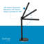  Lampe de bureau à DEL sans fil Minimalist Modern