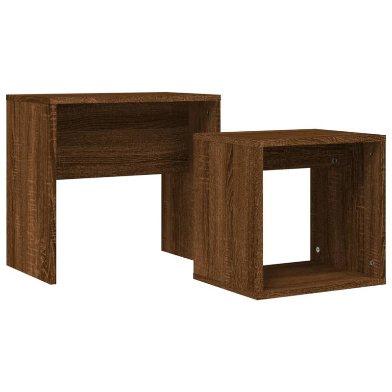 Bisher Coffee Table, Brown Oak