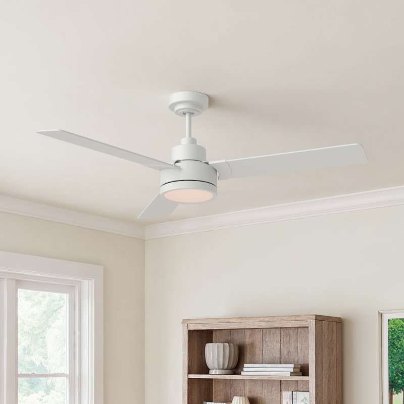Marra 52'' Ceiling Fan with LED Lights, Matte White