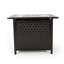 Ernesto Square Aluminum Propane Fire Pit Table
