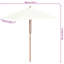 Parasol de marché rectangulaire 59,1 "x 78,7"-132454185