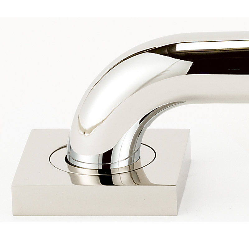 Grab Bar Bracket Only, Polished Nickel