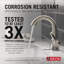 Esato Single Hole Bathroom Faucet with Drain Assembly-66143069