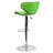 Claudine Contemporary Cozy Mid-Back Vinyl Adjustable Height Barstool with Chrome Base-2119827748