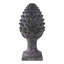 Decorative Artichoke Garden Statue for Outdoor Display - Classic Stone-Style Yard Sculpture Accent Piece for Garden Statue Decor - 30", Grey