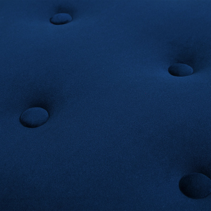 Repose-pieds Neptune, Velours bleu marine