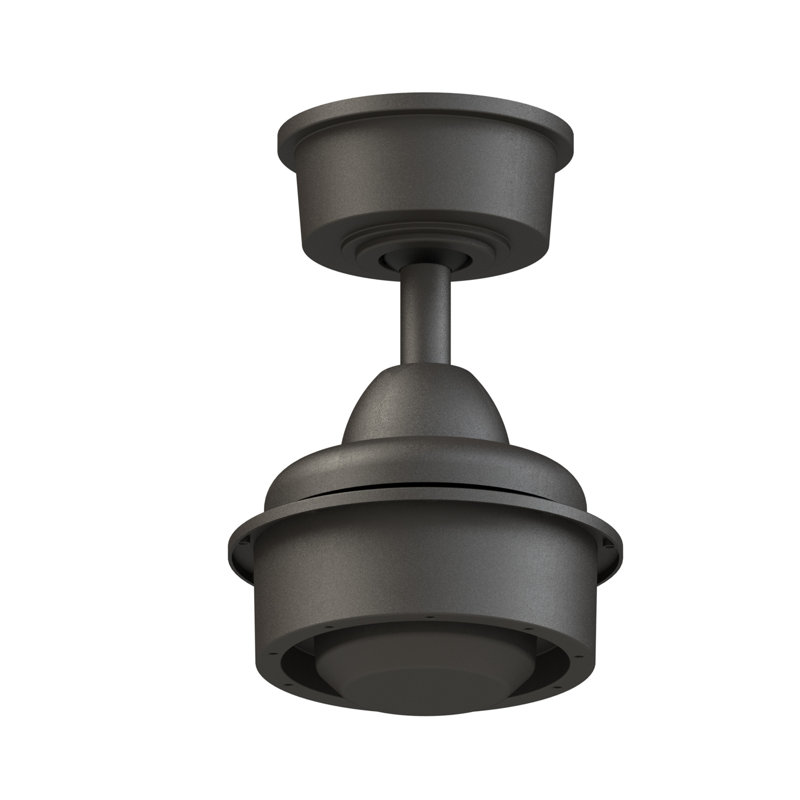 Wrap Custom Indoor/Outdoor Ceiling Fan DC Motor- Matte Greige, Matte Greige