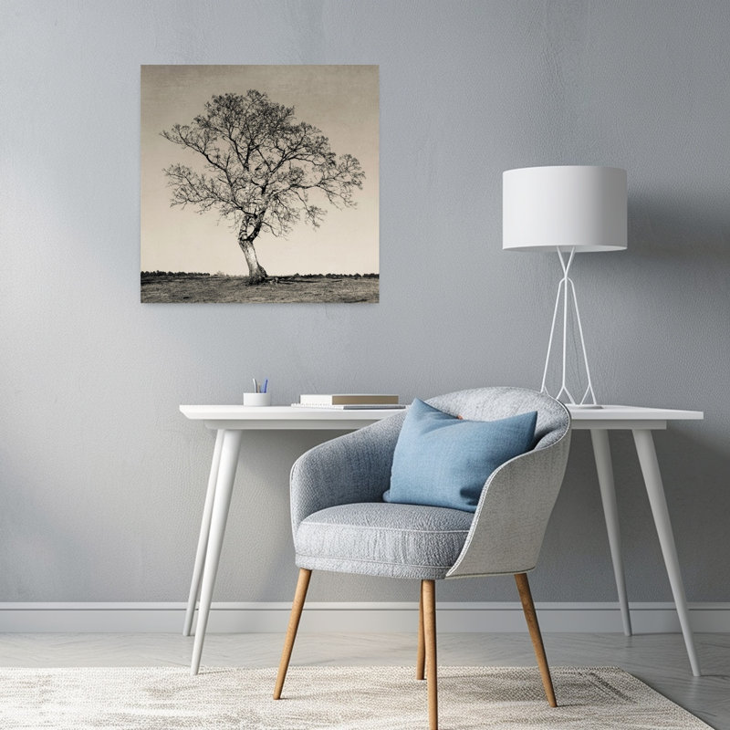 Arbre n ° 54 abstrait contemporain, H 24 po x l 24 po