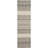 Jacques Hand Woven Wool/Cotton Striped Rug in Gray/Ivory-1633761797