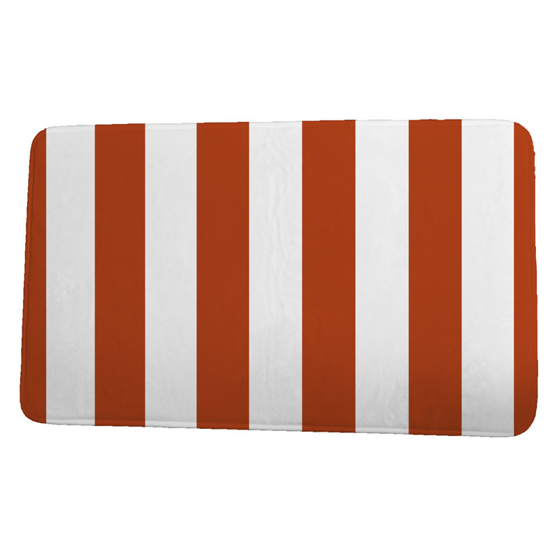 Tapis de bain Crowborough, l 21 po x L 34 po, Orange