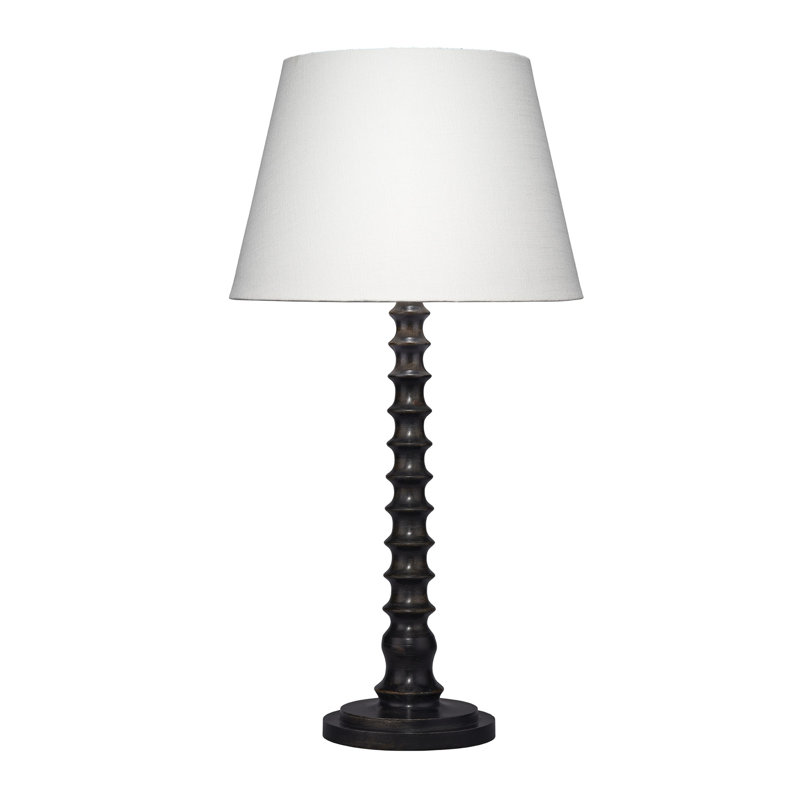 Foteini Wood Table Lamp with Linen Shade