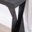 Console moderne - table d'entrée, canapé en bois manufacturé avec pieds croisés pour le couloir, le salon ou le bureau