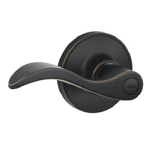 J Series Seville Privacy Leverset, Aged Bronze