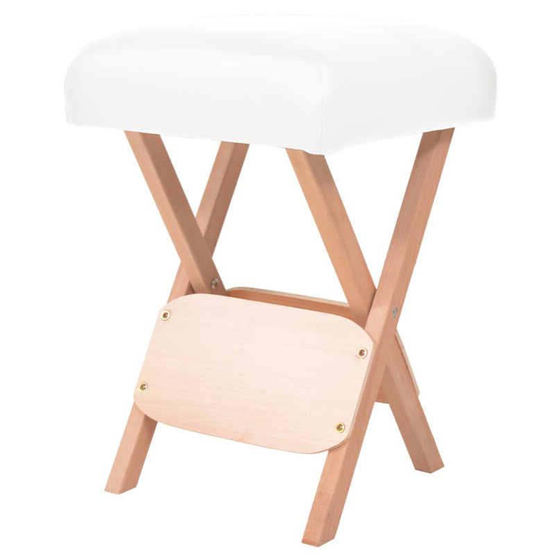 Tabouret d'appoint Lintgen, Blanc