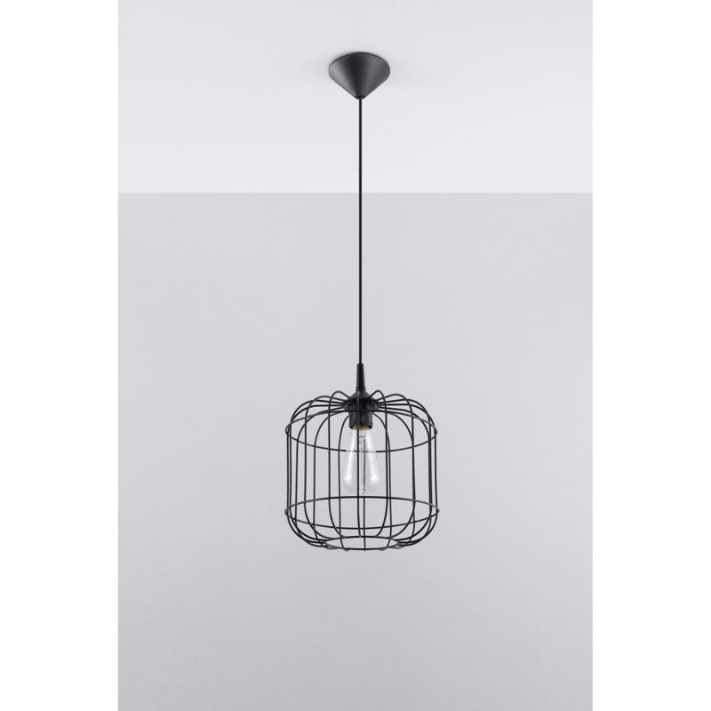 Dicus 1 - Light Geometric Pendant, Black