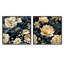 Lilya - Ensemble de 2 collages carrés floraux-101844388-101844389