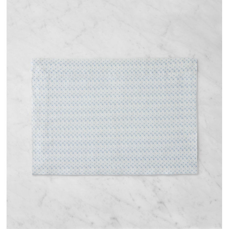 Abruzzo Linen Rectangle Placemats, Blue