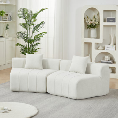 Canapé modulaire courbé Boneless