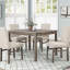Ensemble de 2 chaises d'appoint de salle à manger transitionnelles en lin beige pour la cuisine et la salle à manger, chêne-816051024