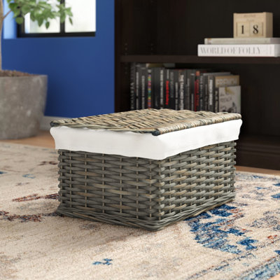 House Of Hampton Wicker Decorative Basket